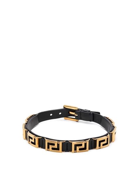 versace leather strap|versace armband replacement parts.